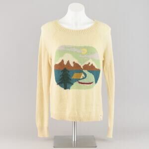 Woolrich Camping Cabincore Wool Blend Sweater Women's Medium